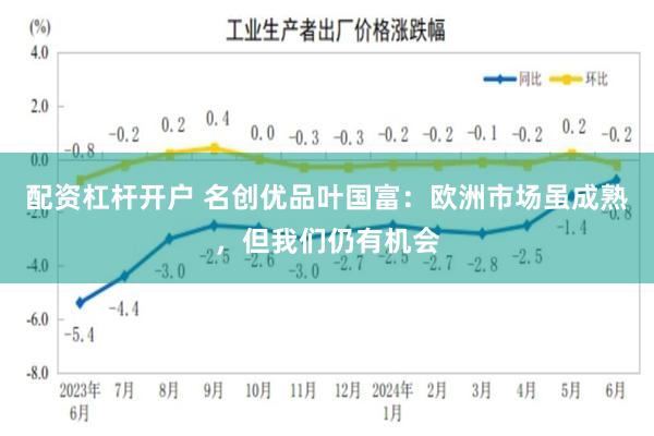 配资杠杆开户 名创优品叶国富：欧洲市场虽成熟，但我们仍有机会