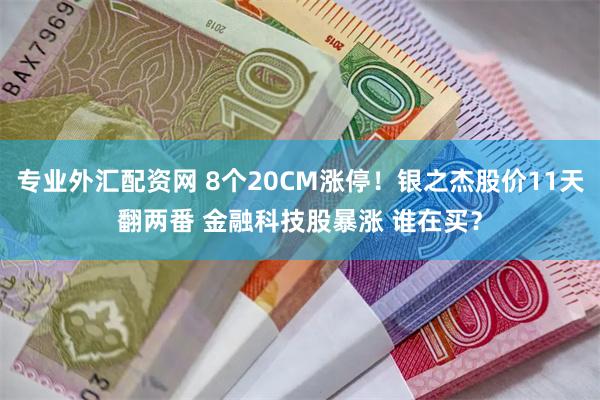 专业外汇配资网 8个20CM涨停！银之杰股价11天翻两番 金融科技股暴涨 谁在买？